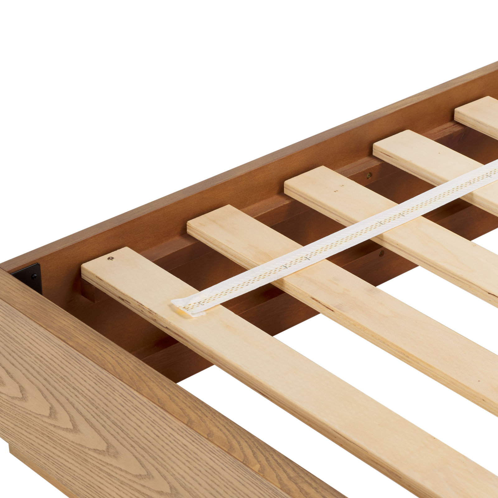 Arland Decarla Wood Bed Frame, Natural, King
