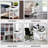 Galnares Narrow Side Table for Small Spaces, Stylish Slim End Table with Flip Top Storage & Open Shelf, Bedside Nightstand for Living Room, Bedroom, Apartment, Compact Sofa Side Table Organizer-635090419