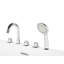 Bladwell 1400mm x 800mm Soaking Acrylic Bathtub with Tap-1971275500