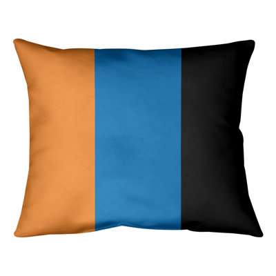 Striped Reversible Throw Pillow