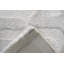 Tapis en polyester recyclé ivoire et blanc Luna Meara-106589390