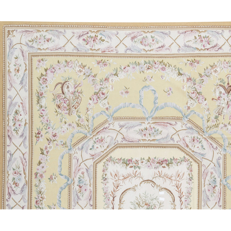 Aubusson Renaissance Wool Oriental Area Rug