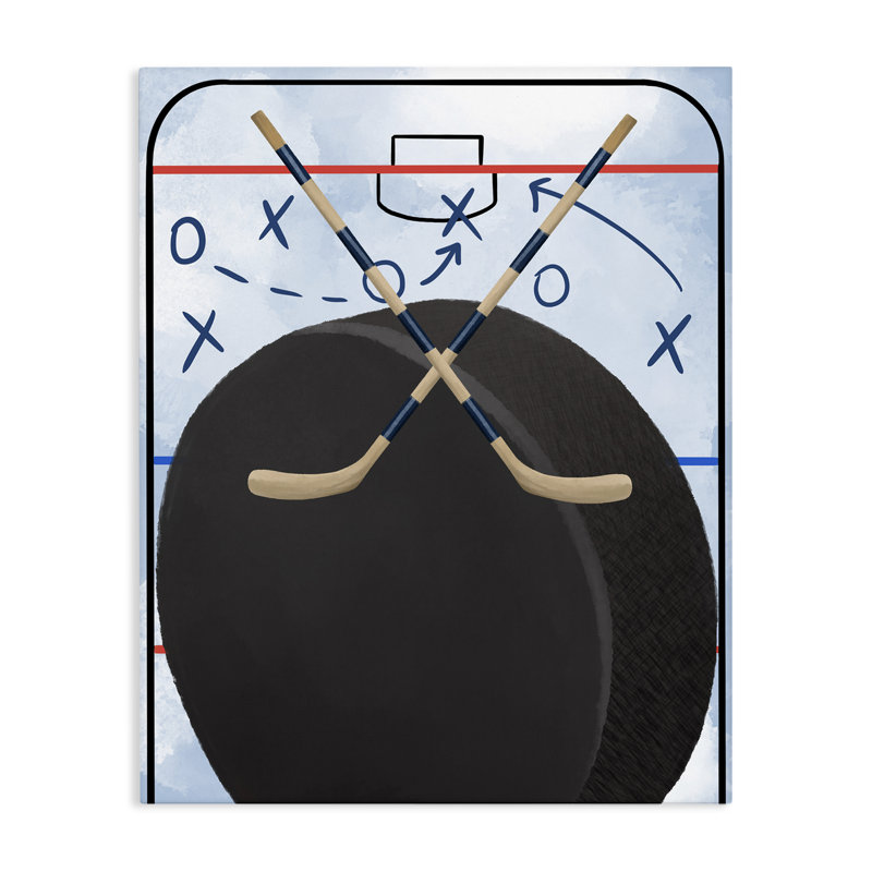 «Hockey Rink Tactics», conception de Jennifer Stith, H 30 po x l 24 po