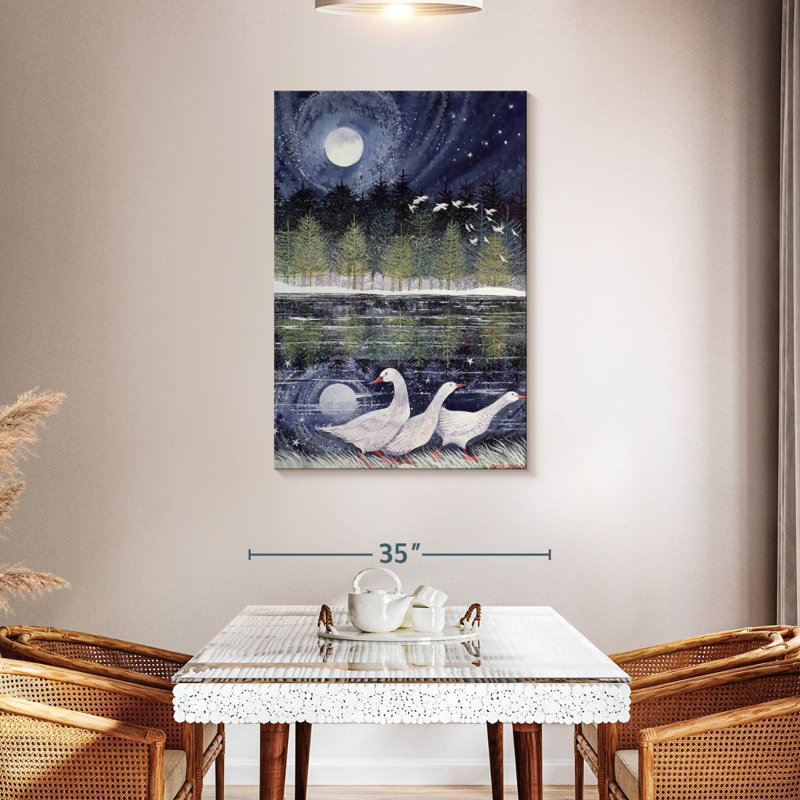 Brampt Snow Geese, 45" H x 30" W
