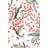 Mistletoe Leaf Pattern - Holidays White Framed Canvas Decor