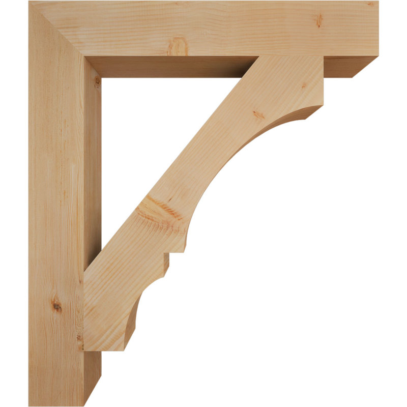 Support de bloc Balboa, Sapin de Douglas lisse, L 5 1/2 po x P 38 po x H 44 po