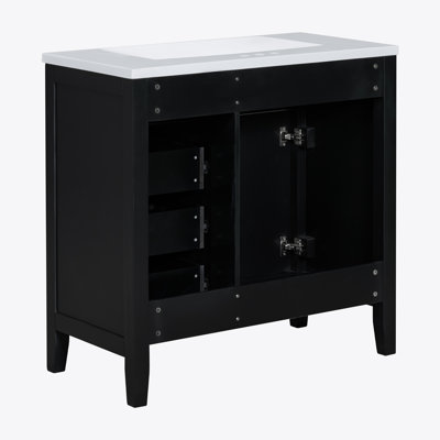Meuble-lavabo 36 po avec lavabo et armoire de salle de bain