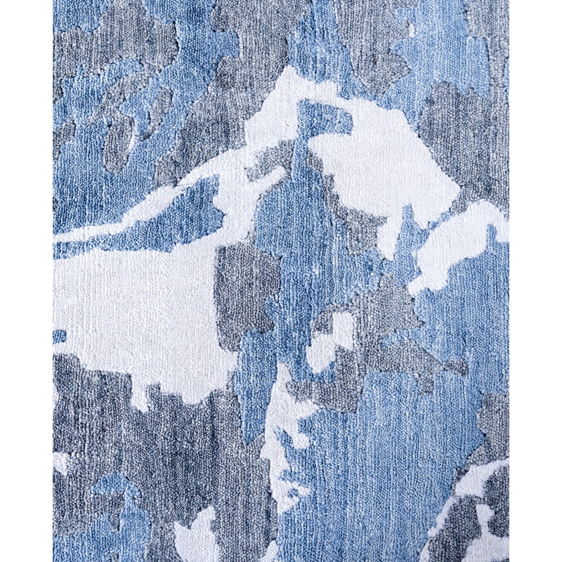 Overdyed One-of-a-Kind Rectangle 8' X 10' Hand Knotted Area Rug