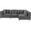 Canapé modulaire réversible en velours 108 po-82749473
