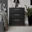 Ensemble de 2 commodes verticales 3 tiroirs Conteh - solution de rangement moderne-638098517