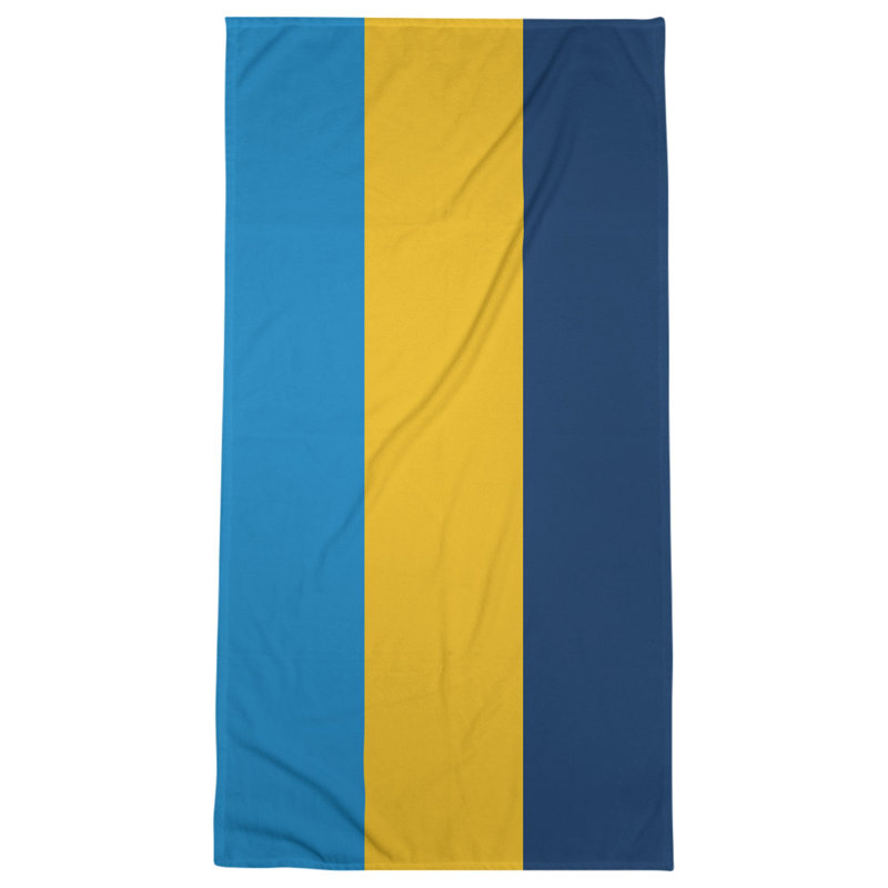Microfiber Bath Towel, Tennessee Red Football Azure