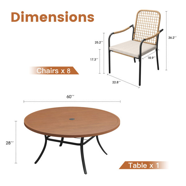 Dimensions du produit