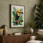 Tropical Toucan Study Botanical - Wrapped Canvas-1406930016-1406930040