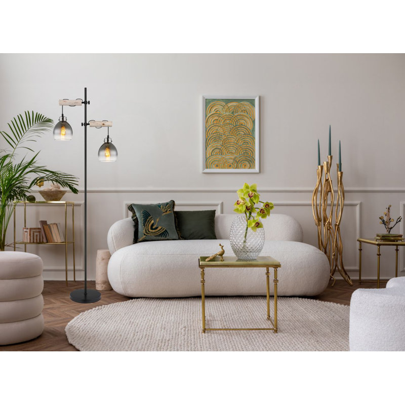 168cm Powder Coated Traditional Floor Lamp