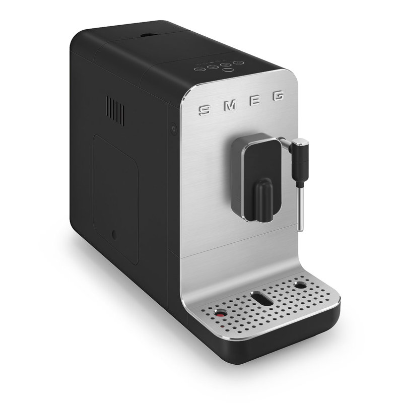 Smeg 50s Style Retro Bean To Cup Machine In Matte Black, Matt Black