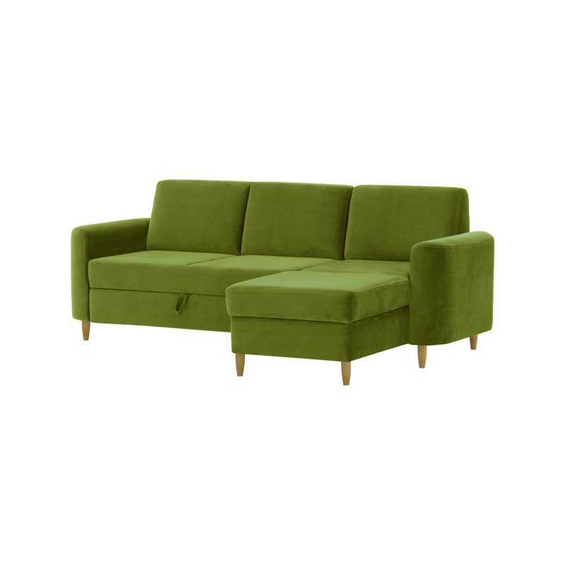 Chaim 4 Seater Sofa Bed, Olive Green