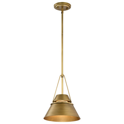 Luminaire suspendu conique à 1 lumière Maricarmen