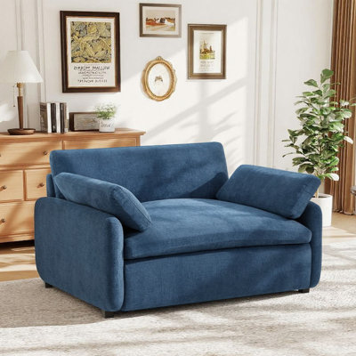 50''Modern Oversized Chenille Single Sofa Accent Chair