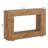 Evan Console Table, 47 Inch Rectangular Top, Rustic Grey, Open Shelf-108987358