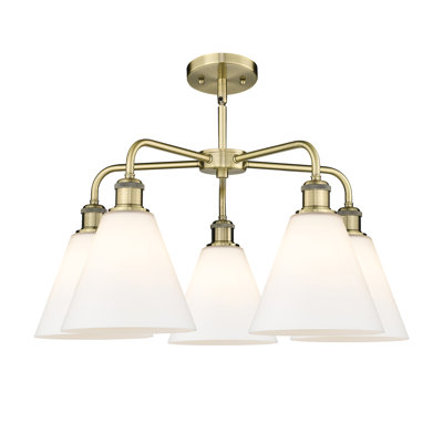 Lustre cône à 5 lumières Beva