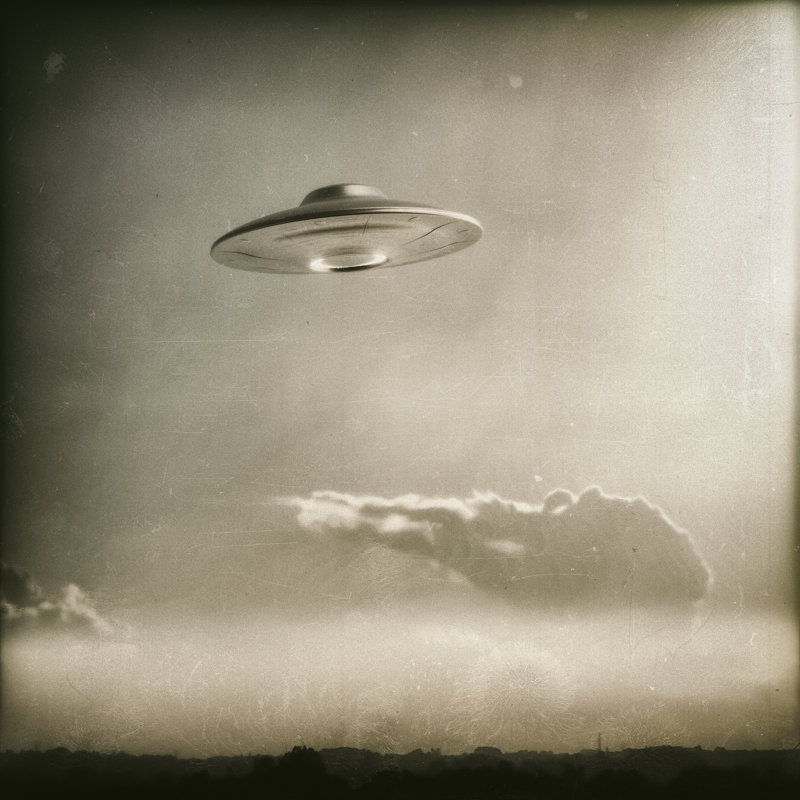 Unidentified Flying Object by Ktsimage - Wrapped Canvas Print, 51cm H x 51cm W x 3.8cm D 