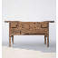 Console antique chinoise avec cinq tiroirs