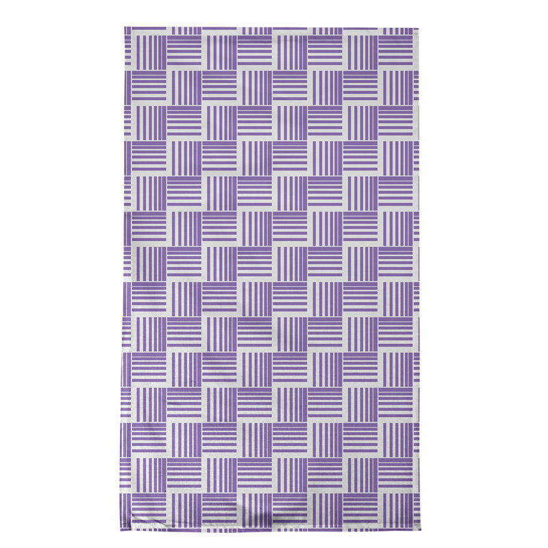 Jaya Tea Towel Kitchen Towel, Purple/White, Poly Twill