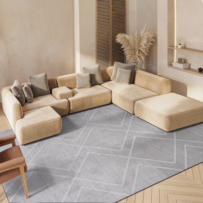 Tapis géométrique Lemarr Performance