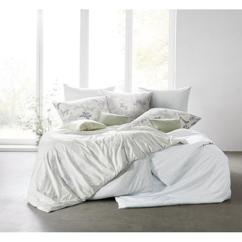 Topas Reversible 2 Piece Duvet Cover Set, Sky