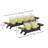 5.45'' H Metal Tabletop Candelabra