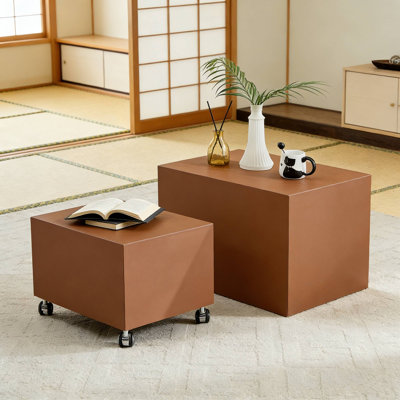  Ensemble de tables basses carrées Modern