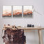 «Southwestern Crags Mountain Peaks» par JJ Design House LLC - 3 pièces, impression