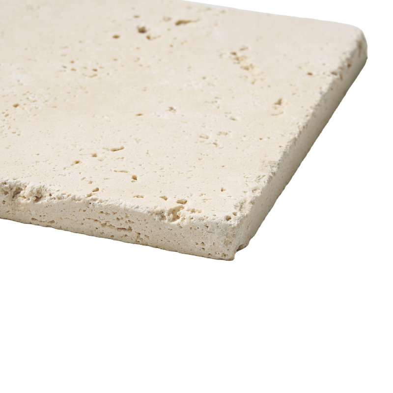Carreau de plancher et de travertin ivoire 6 po x 6 po