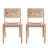 Seagrove Woven Water Hyacinth and Rubberwood Chair