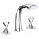 Juno Twisted Chrome Finish Dual Handle Bathroom Faucet Stylish and Functional