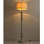 Beige-blanc + lin blanc + lampes sur pied de forme libre en bois massif-1558683502
