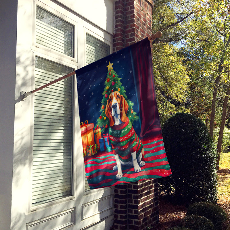 Drapeau de jardin en polyester à 2 faces, H 40 po x l 28 po