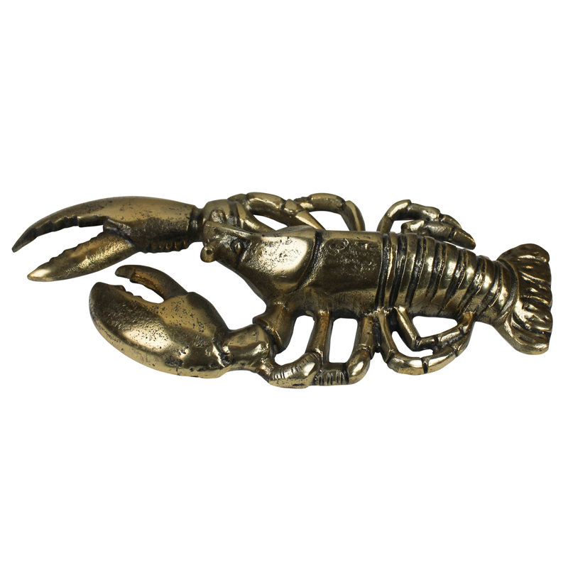 Lobster, Brass Antique