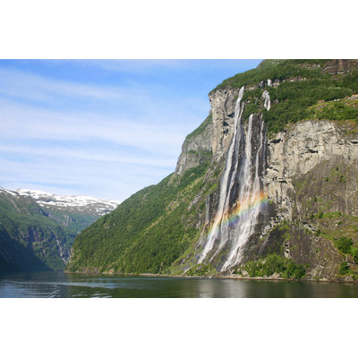 Geiranger Fjord by Jan-Otto - Wrapped Canvas Print