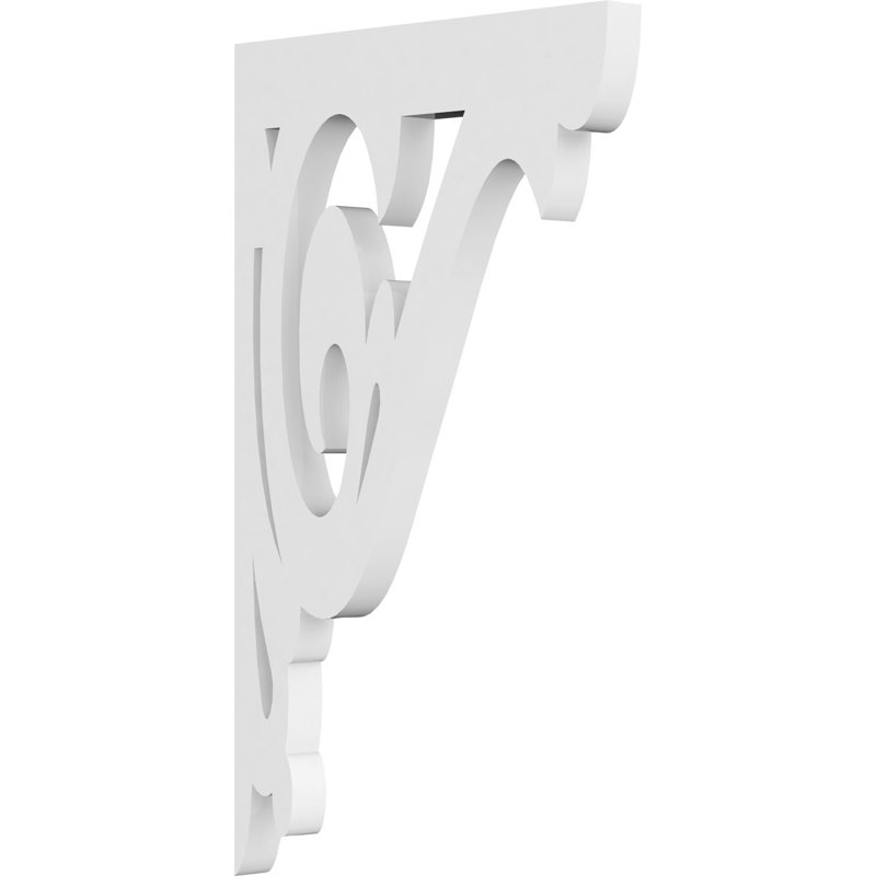 Support de qualité architecturale Hurley, 5/8 po x 6 1/2 po x 11 po, Bordeaux, PVC