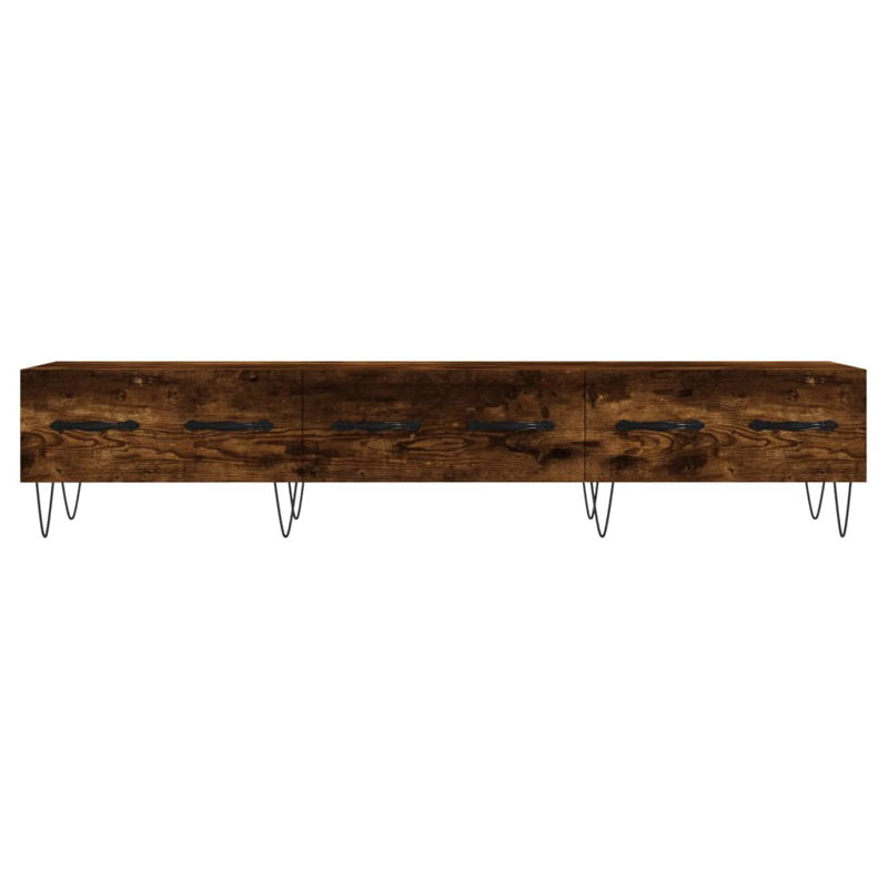 Barrese TV Stand for TVs up to 65", Smoked Oak