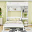 Lit escamotable avec armoires, bureau encastré et tablettes Murphy-640305413-640305419
