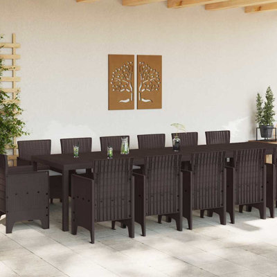 Ensemble repas 15 pièces vidaXL