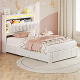Bed Frame With 3 Xl Storage Drawers