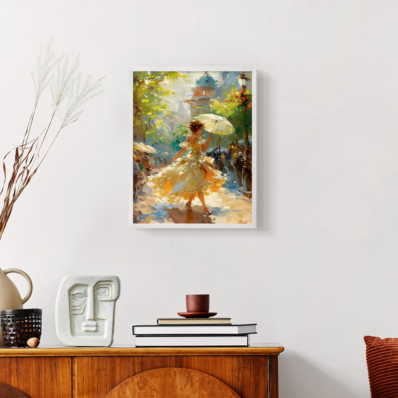 WOMEN Series CMXVI - reproduction encadrée de qualité supérieure - prête à être accrochée - aucun clou requis