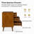 Aviannah 30"W Mid-Century Modern 3-Drawer Accent Chest with Power Outlet(Set of 2)-212821128