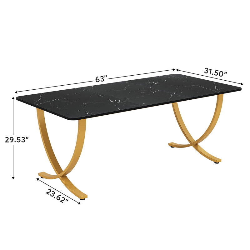 Bureau Izuwa, Texture de pierre noire, Doré