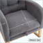 Chaise berçante d'appoint avec repose-pieds-312092128