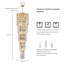 Lustre gradué à niveaux 20 lumières-1007044402