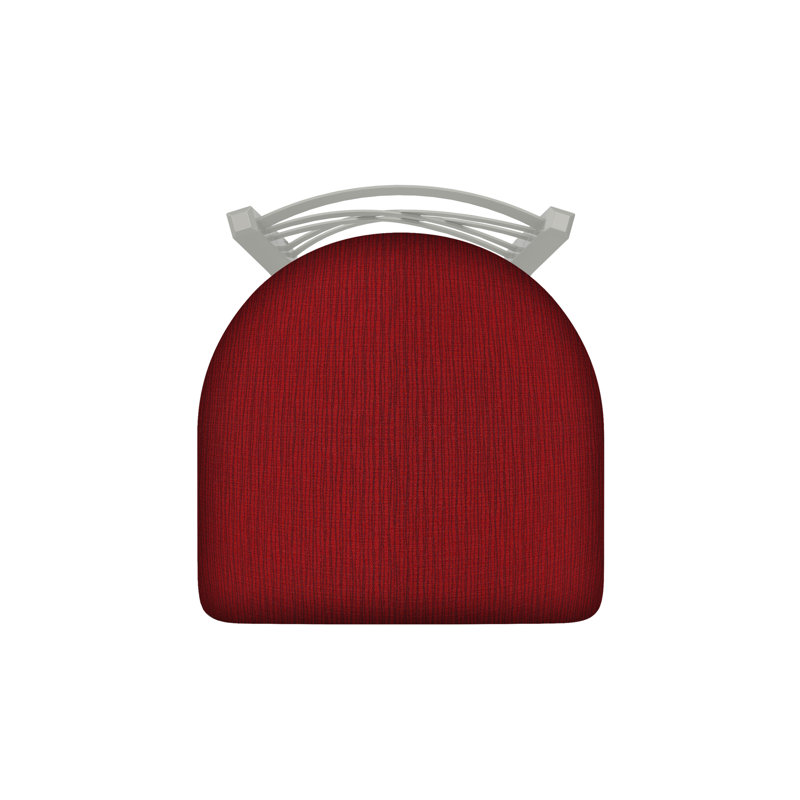 XL 820 Catalina Stool, Anodized Nickel, Fabric-Graph Ruby, Counter Stool (25” Seat Height)